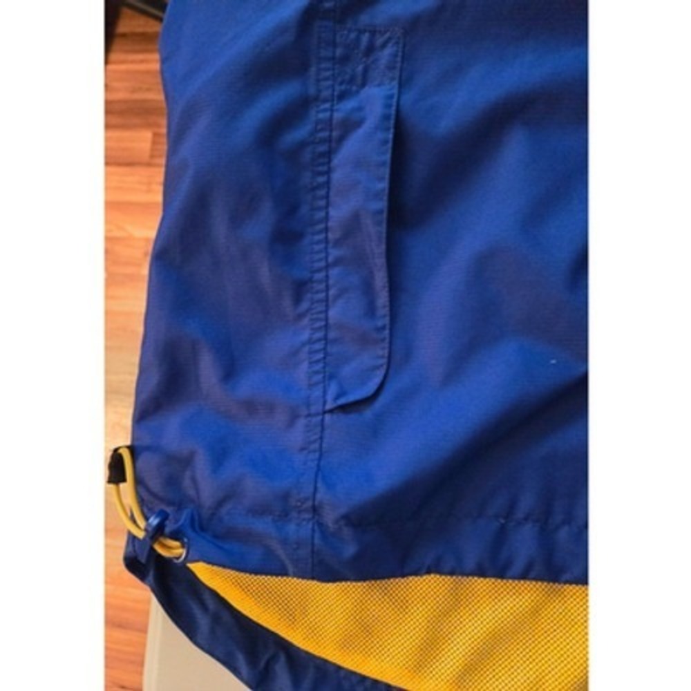 Starter Jacket Mens XL Royal Blue Yellow Colorblock Windbreaker - Picture 9 of 11